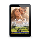 Ebook cover of 'The Dairy Farmer's Daughter' by Sarah Williams on a tablet screen.